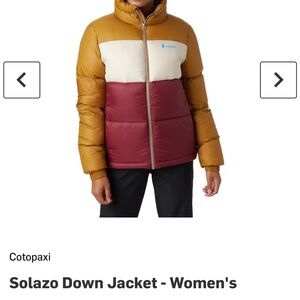 Cotopaxi, Solazo Down Jacket, Dark Forest and Melon, Size: WL (Women’s Large)